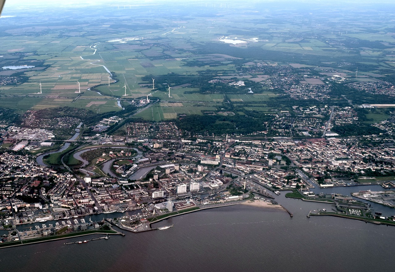 Bremerhaven von oben